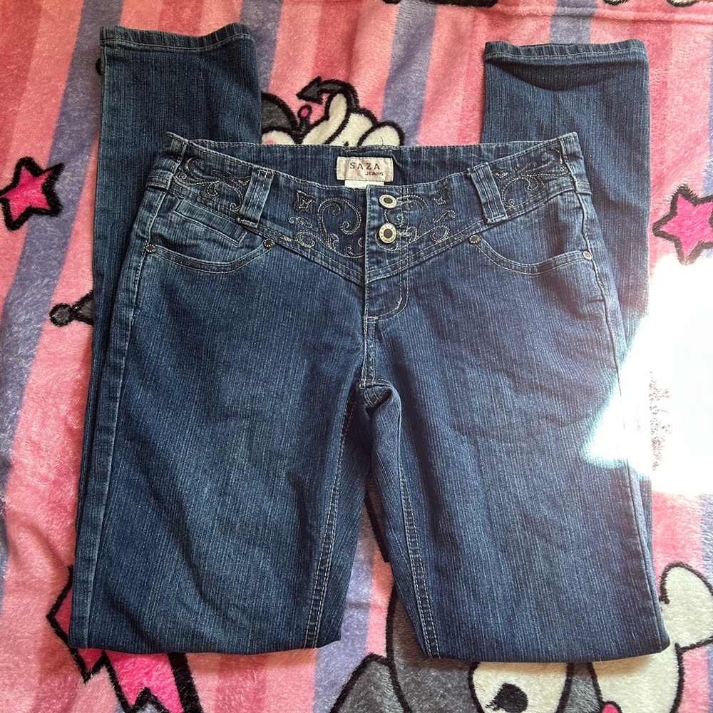Embroidered Jeans